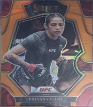 Polyana Viana 2023 Panini Select UFC Premier Level #169 Orange