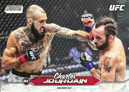 Charles Jourdain 2025 Topps Stadium Club UFC Base #136 First Day Issue
