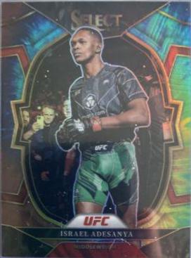Israel Adesanya 2023 Panini Select UFC Mezzanine #323 Black