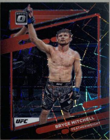 Bryce Mitchell 2022 Panini Donruss Optic UFC Base #39 Black Velocity