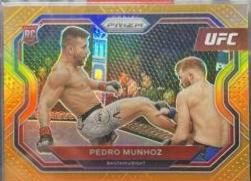 Pedro Munhoz 2021 Panini Prizm UFC Base #155 Orange