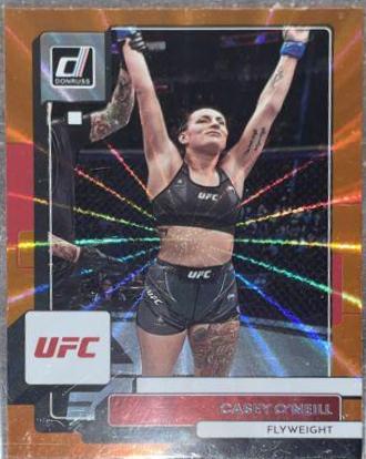 Casey O'Neill 2023 Panini Donruss UFC Base #138 Orange Laser