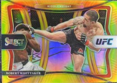 Robert Whittaker 2021 Panini Select UFC Octagonside #267 Gold