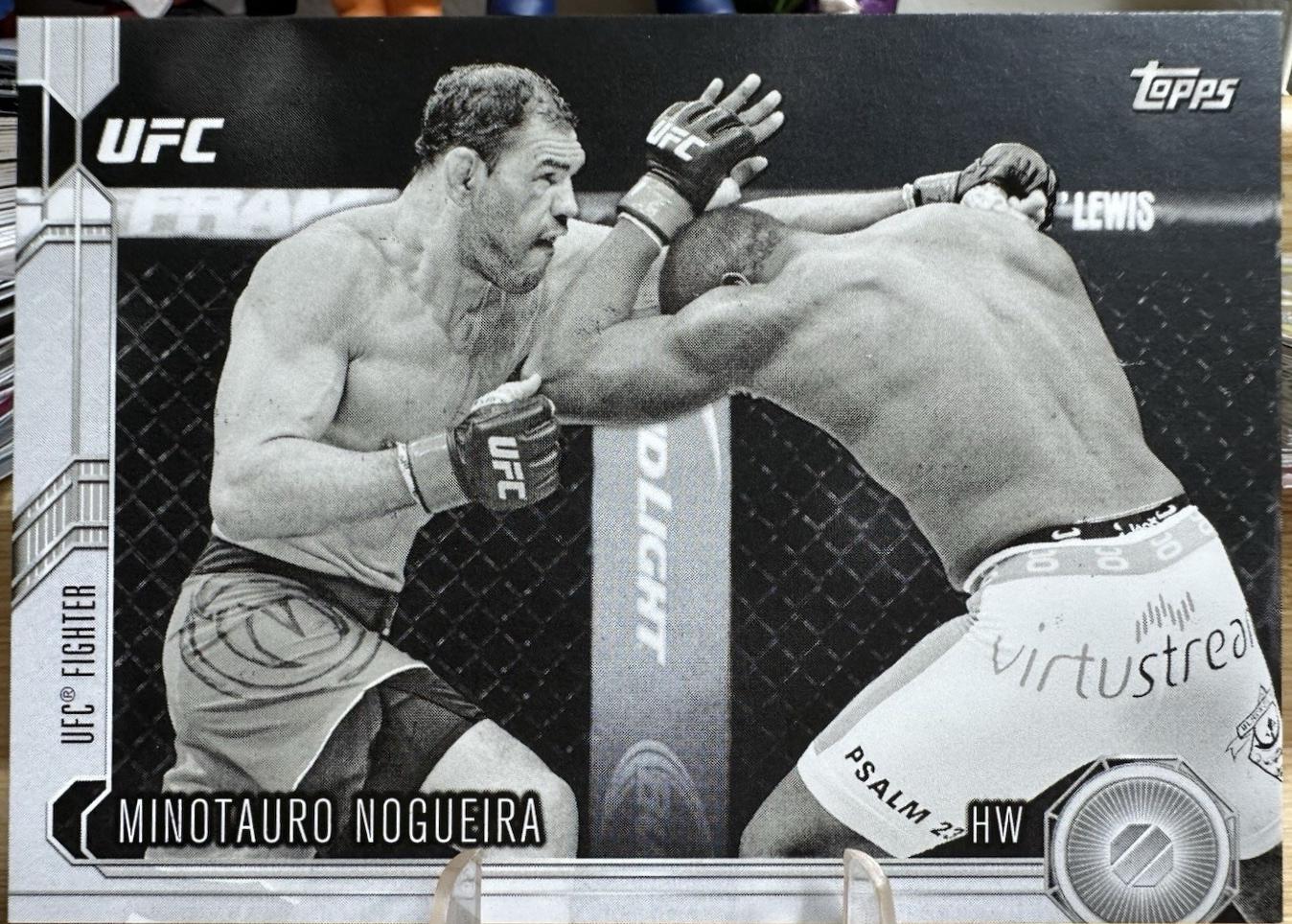 Antonio Rodrigo Nogueira 2015 Topps UFC Chronicles Base #54 Black and White