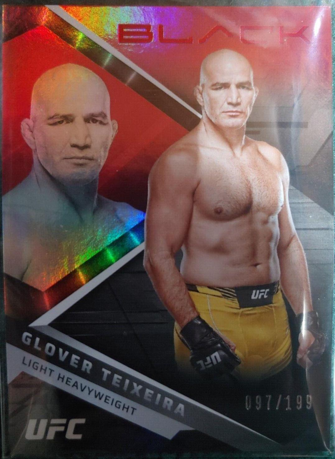 Glover Teixeira 2022 Panini Chronicles UFC Base Black #215 Red
