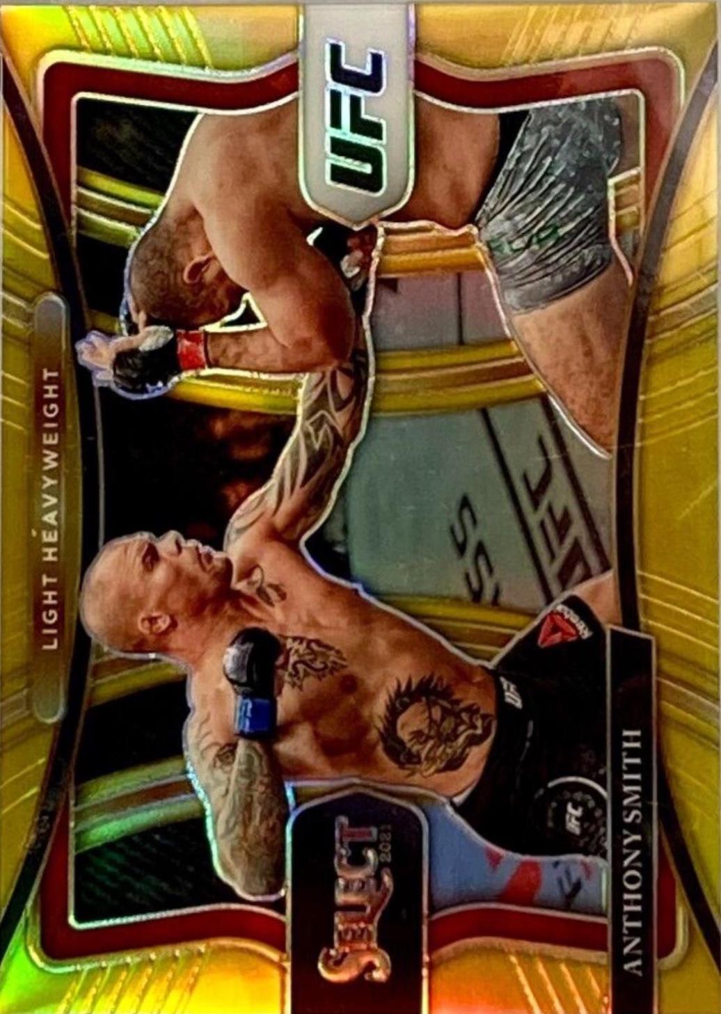 Anthony Smith 2021 Panini Select UFC Octagonside #236 Gold