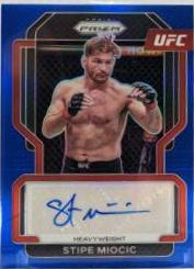 Stipe Miocic 2022 Panini Prizm UFC Signatures #12 Blue