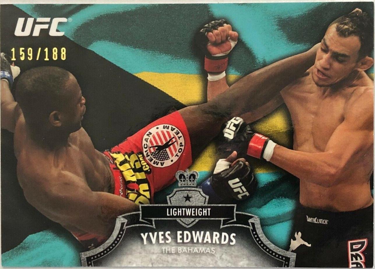 Yves Edwards 2012 Topps UFC Bloodlines Base #68 Flag
