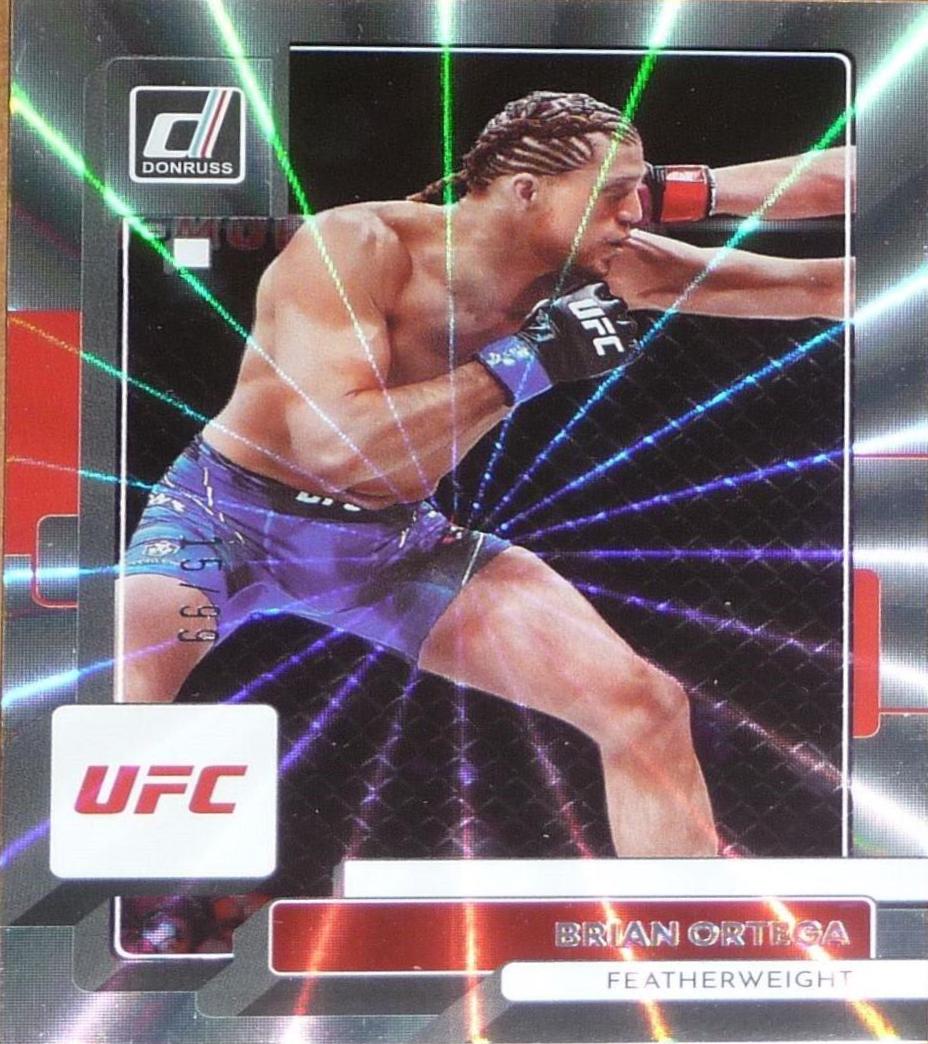 Brian Ortega 2023 Panini Donruss UFC Base #98 Laser