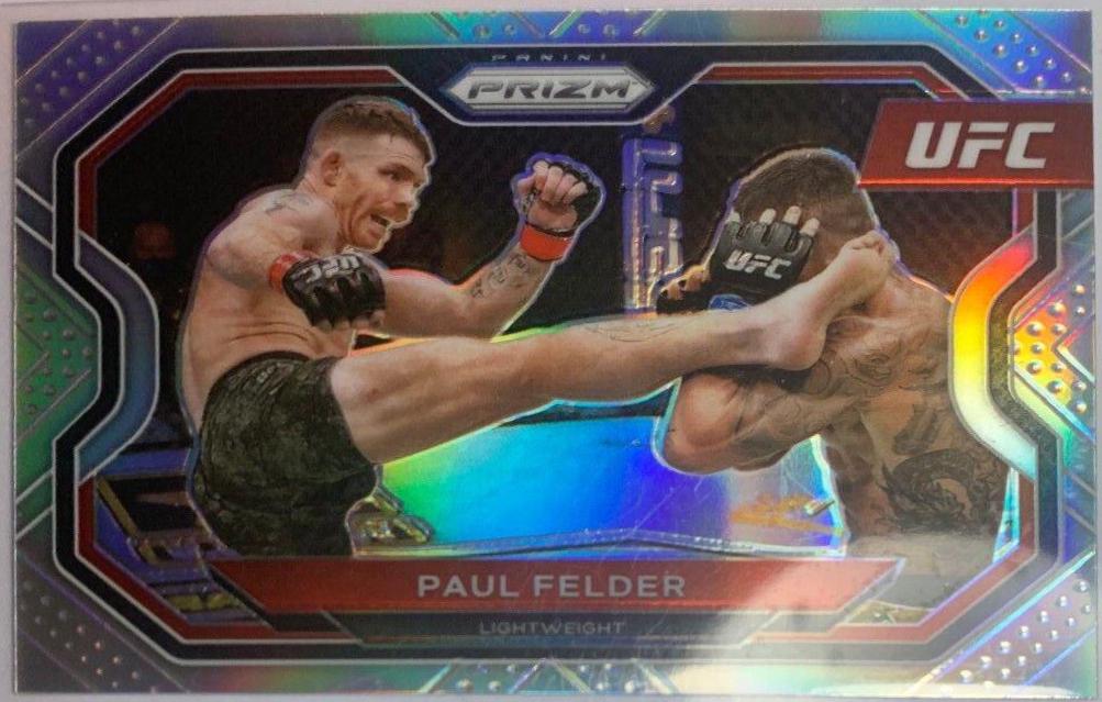 Paul Felder 2021 Panini Prizm UFC Base #145 Silver