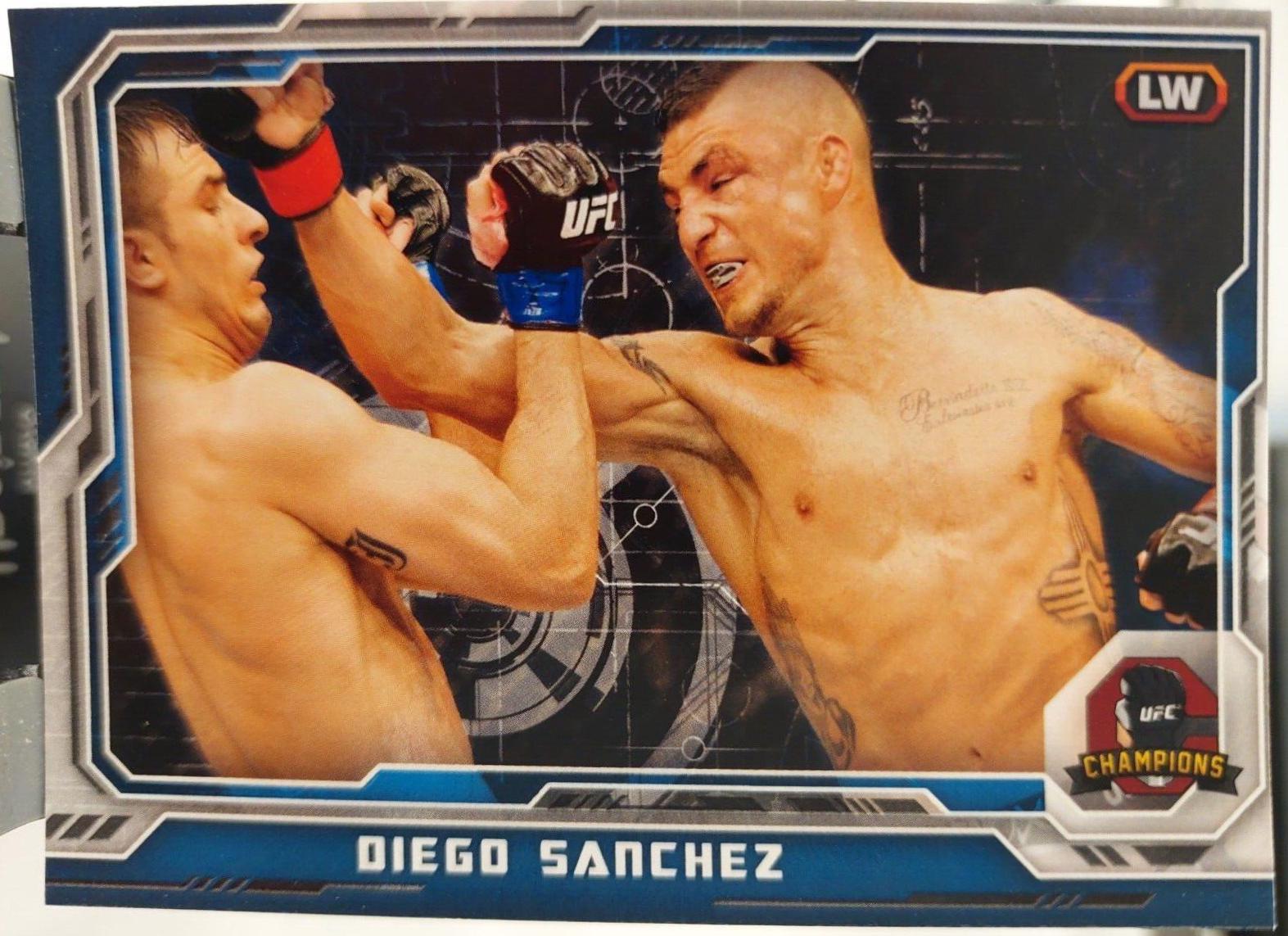 Diego Sanchez 2014 Topps UFC Champions Base #77 Blue