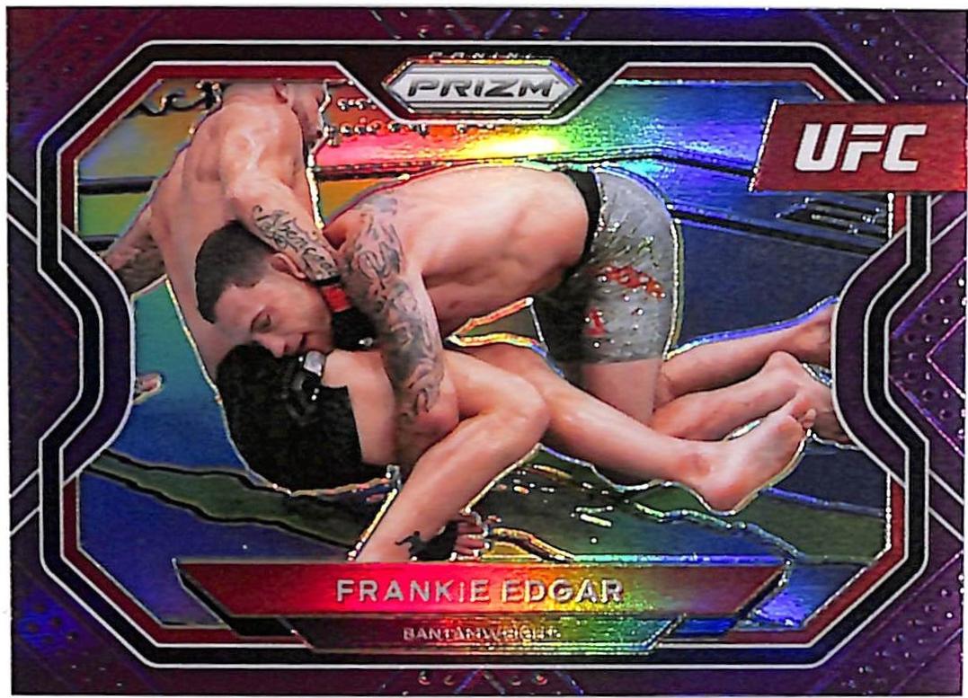 Frankie Edgar 2021 Panini Prizm UFC Base #158 Purple