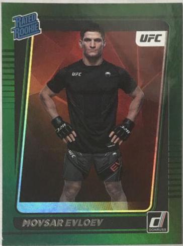 Movsar Evloev 2022 Panini Donruss UFC Base #218 Green