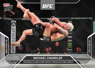 Michael Chandler Topps Now UFC Base #31 Gold