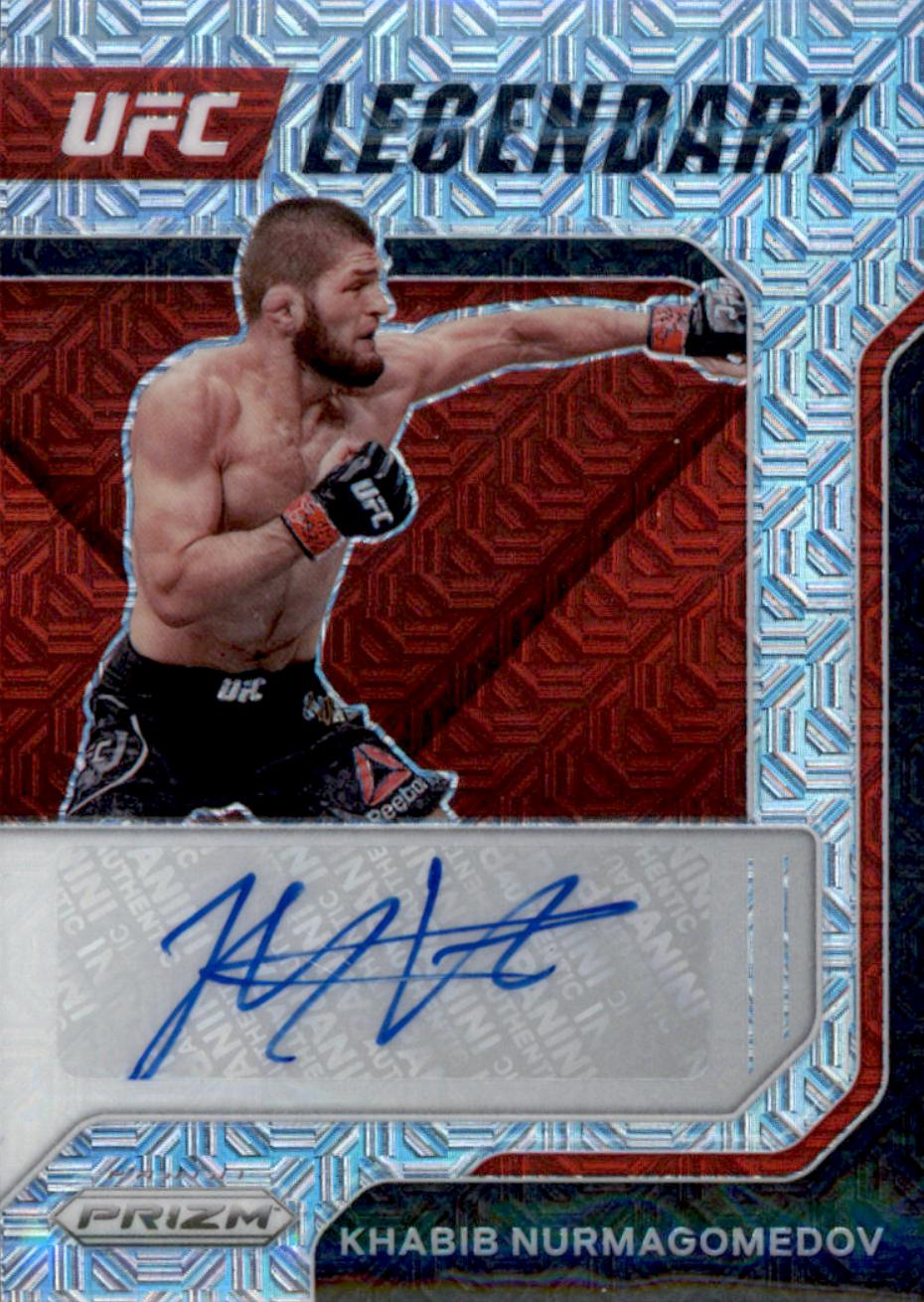 Khabib Nurmagomedov 2022 Panini Prizm UFC Legendary Signatures #3 Mojo