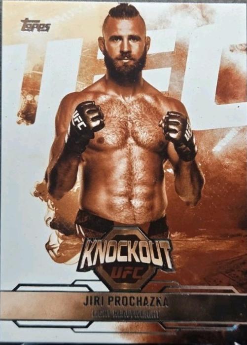 Jiri Prochazka 2025 Topps Knockout UFC Base #91 Sepia