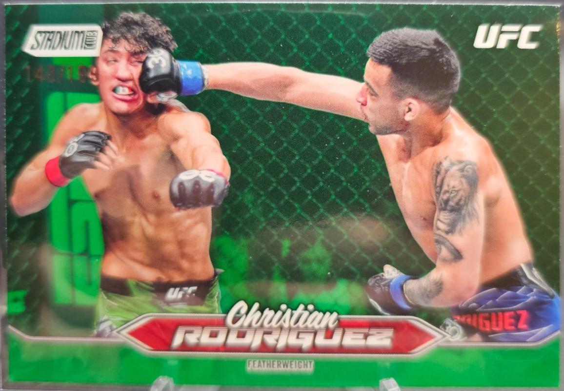 Christian Rodriguez 2025 Topps Stadium Club UFC Base #134 Green
