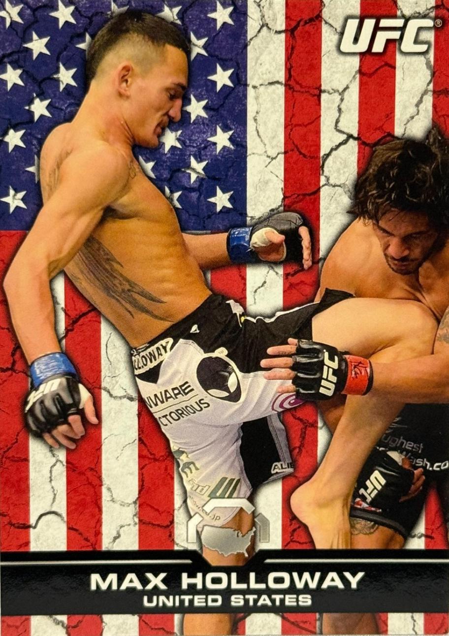 Max Holloway 2013 Topps UFC Bloodlines Base #9 Flag
