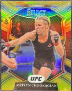 Katlyn Cerminara 2021 Panini Select UFC Concourse #17 Gold