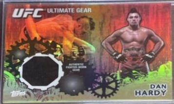 Dan Hardy 2010 Topps UFC Ultimate Gear Relics #UG-DH Gold