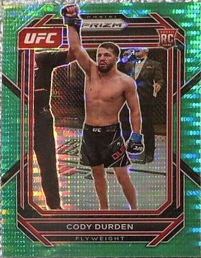 Cody Durden 2023 Panini Prizm UFC Base #112 Green Pulsar