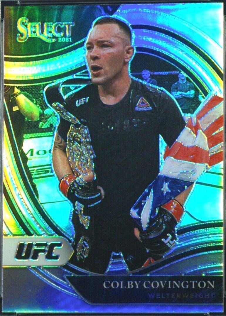 Colby Covington 2021 Panini Select UFC Octagonside #264 Silver