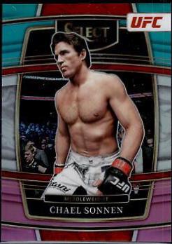 Chael Sonnen 2022 Panini Select UFC Concourse #62 Teal and Pink