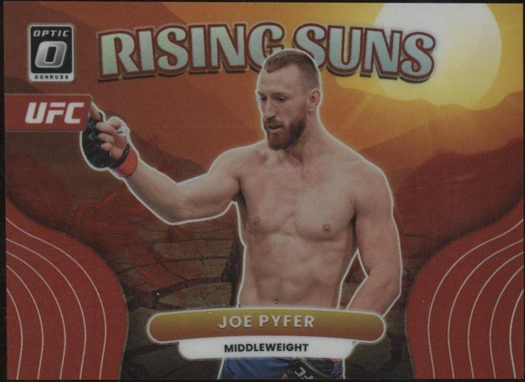 Joe Pyfer 2023 Panini Donruss Optic UFC Rising Suns #3 Red