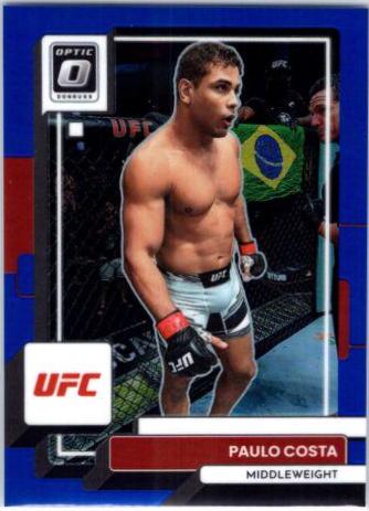 Paulo Costa 2023 Panini Donruss Optic UFC Base #72 Blue