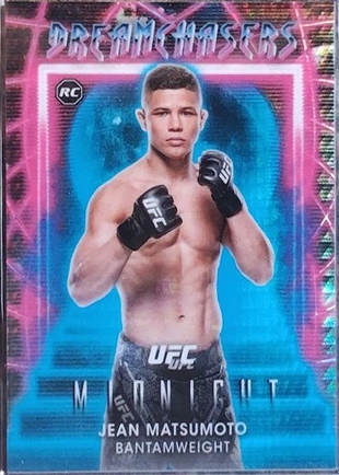 Jean Matsumoto 2025 Topps Midnight UFC Dream Chasers #DC-8 Black Light