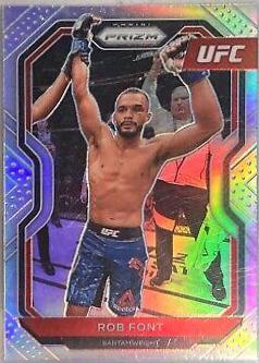 Rob Font 2021 Panini Prizm UFC Base #13 Silver
