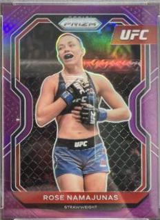 Rose Namajunas 2021 Panini Prizm UFC Base #31 Purple