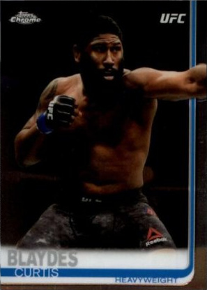 Curtis Blaydes 2019 Topps Chrome UFC Base #96 Diamond Hot Box