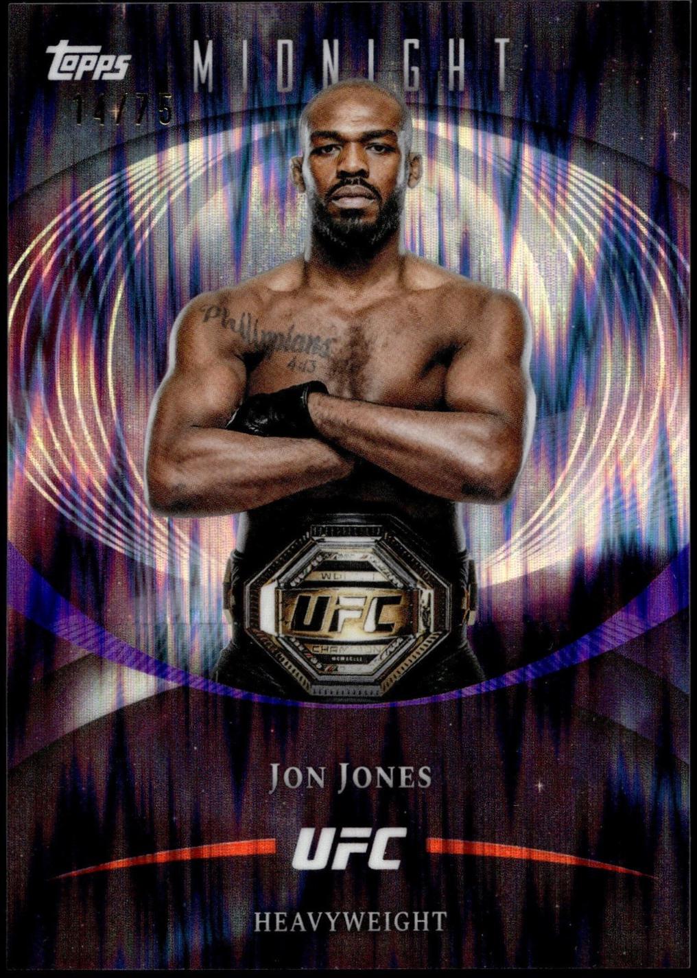 Jon Jones 2026 Topps Midnight UFC Base #35 Dusk