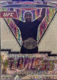 Jon Jones 2022 Panini Prizm UFC Fearless #19 White Sparkle