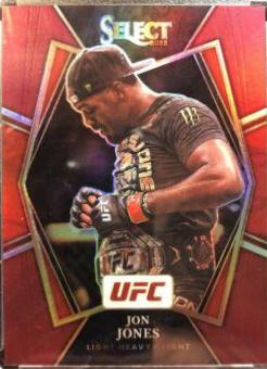 Jon Jones 2022 Panini Select UFC Premier Level #151 Maroon