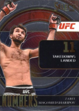 Zabit Magomedsharipov 2022 Panini Select UFC Select Numbers #24 Black