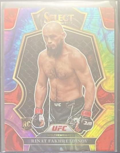 Rinat Fakhretdinov 2023 Panini Select UFC Premier Level #179 Tie Dye