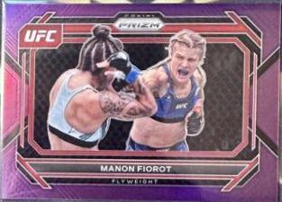 Manon Fiorot 2023 Panini Prizm UFC Base #95 Purple