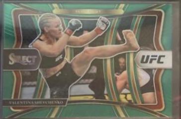 Valentina Shevchenko 2021 Panini Select UFC Premier Level #129 Black Prizms
