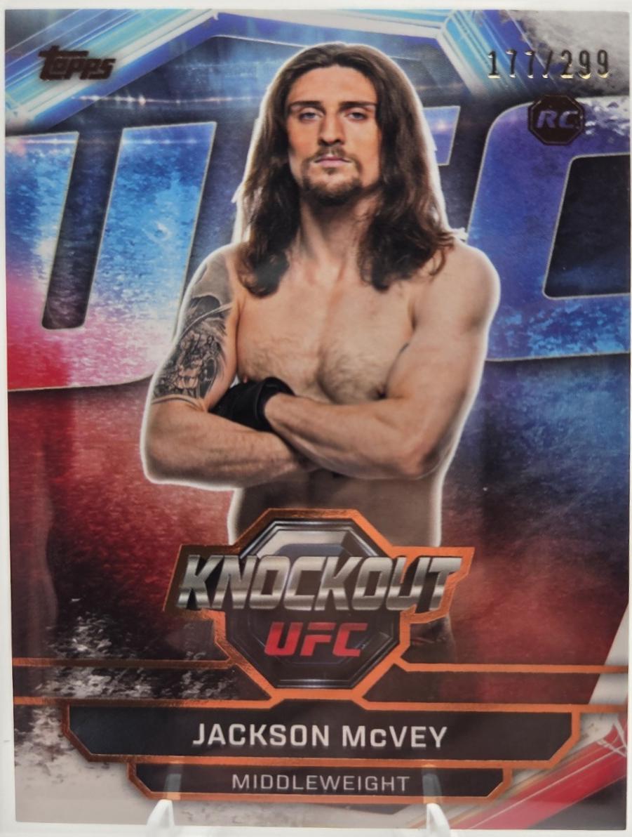 Jackson McVey 2026 Topps Knockout UFC Base #39 Bronze