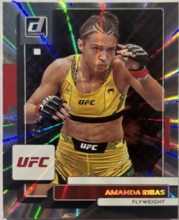 Amanda Ribas 2023 Panini Donruss UFC Base #156 Laser