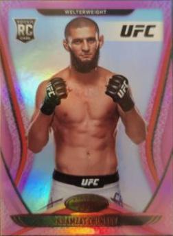 Khamzat Chimaev 2021 Panini Chronicles UFC Base Certified #132 Pink