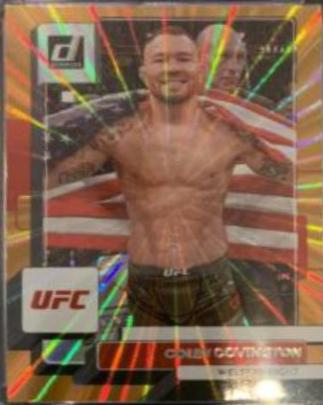 Colby Covington 2023 Panini Donruss UFC Base #10 Orange Laser