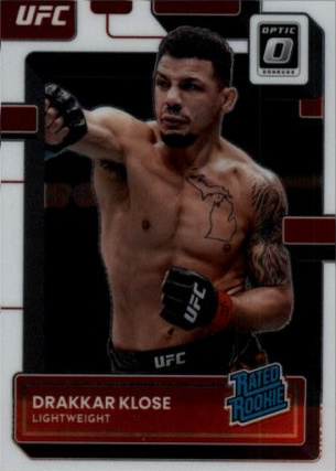 Drakkar Klose 2023 Panini Donruss Optic UFC Base #114 Purple
