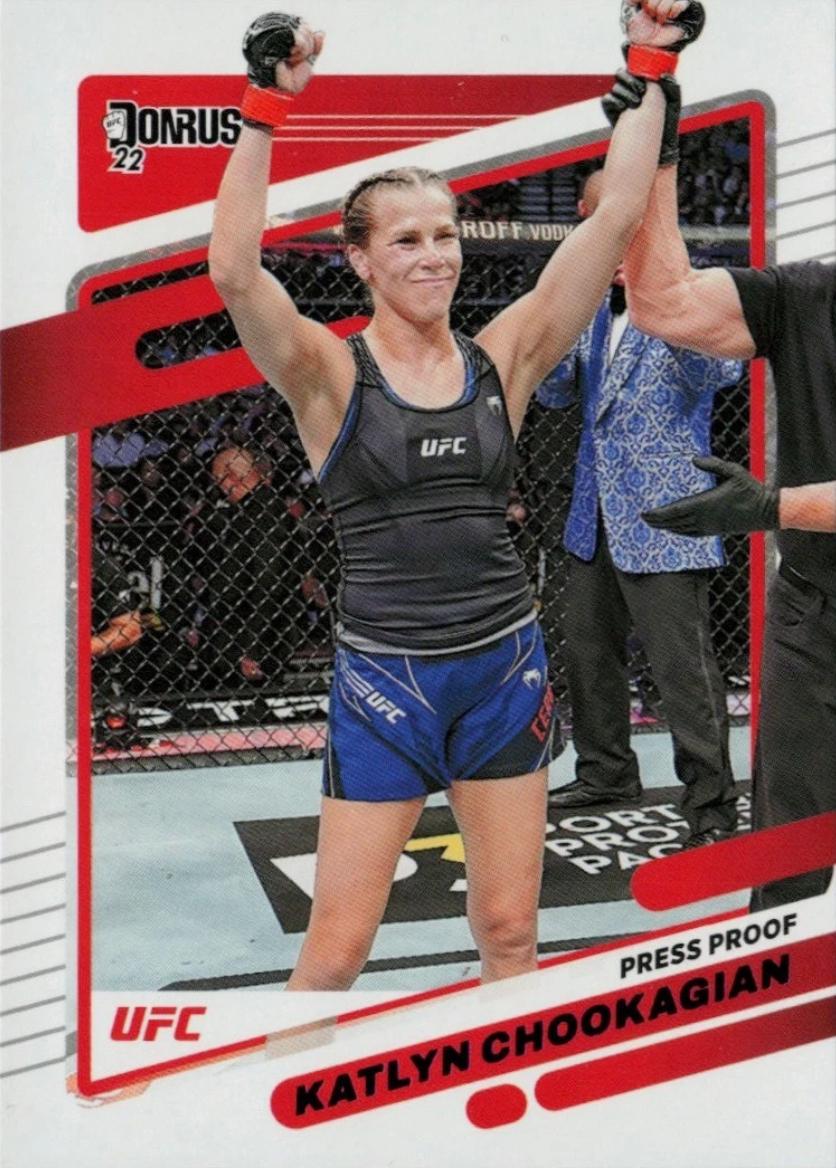 Katlyn Cerminara 2022 Panini Donruss UFC Base #82 Press Proof Purple