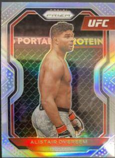 Alistair Overeem 2021 Panini Prizm UFC Base #56 Silver