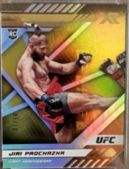 Jiri Prochazka 2021 Panini Chronicles UFC Base Noir #314 Gold