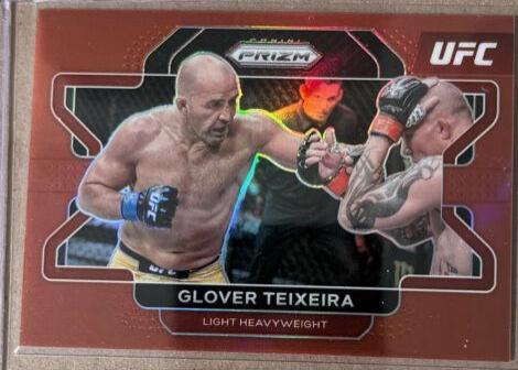 Glover Teixeira 2022 Panini Prizm UFC Base #81 Red