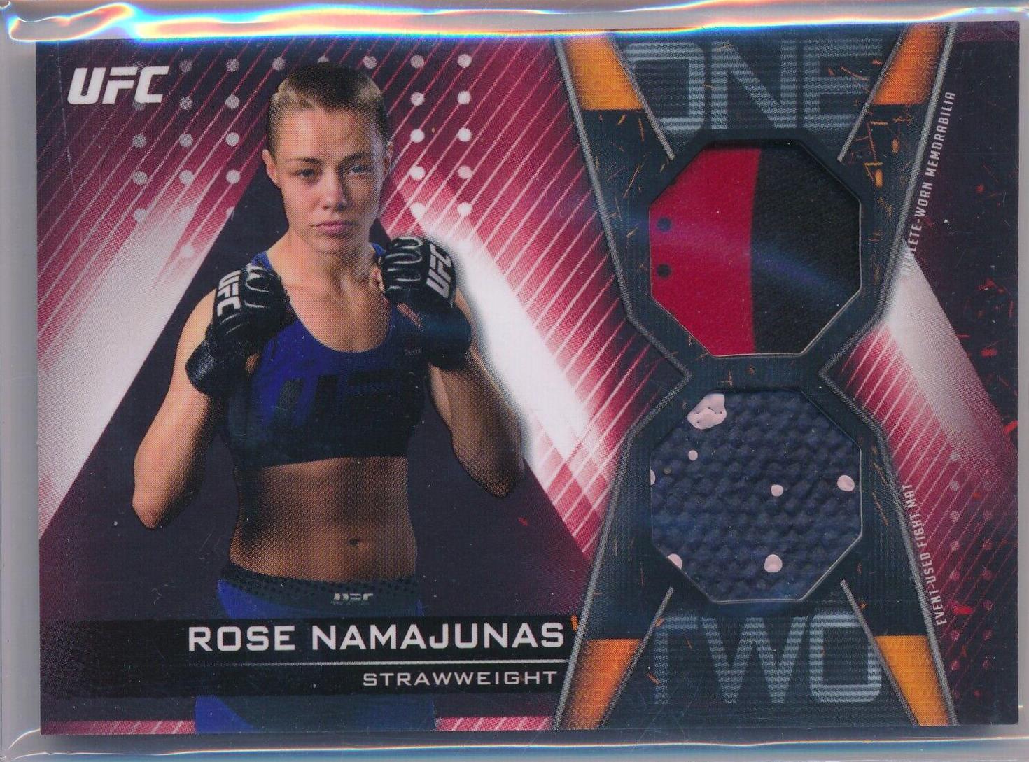 Rose Namajunas 2019 Topps UFC Knockout Knockout Autographs #KA-RN Red